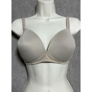 Warners Bra Womens 36C Beige Lightly Lined Underwire T-Shirt Everyday‎ Comfort